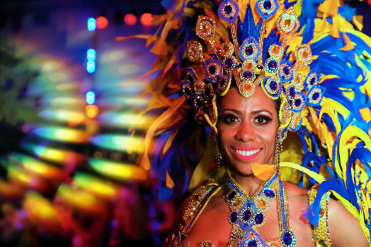 Brazilian Samba Dancers Show