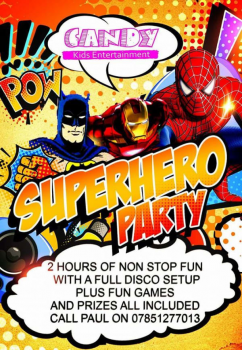 super hero party package 