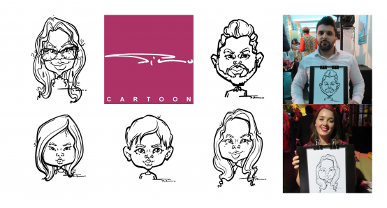 Silu Cartoon - Cute Portraits for Your Event