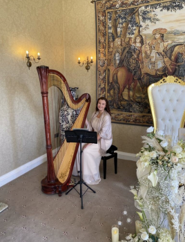 Harpist Lucy Bishop