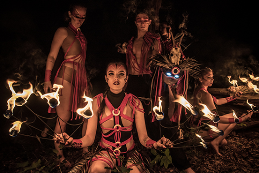 ALIATRIX | Tribal drum fire show