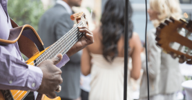 top 5 tips for booking a wedding band