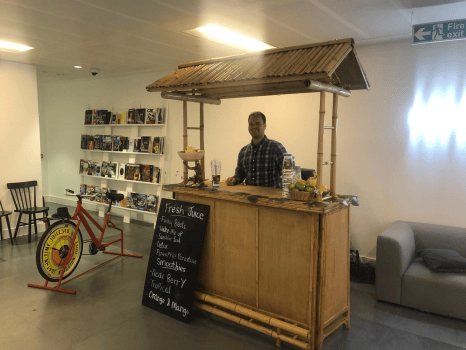Juice bar & smoothie bike hire