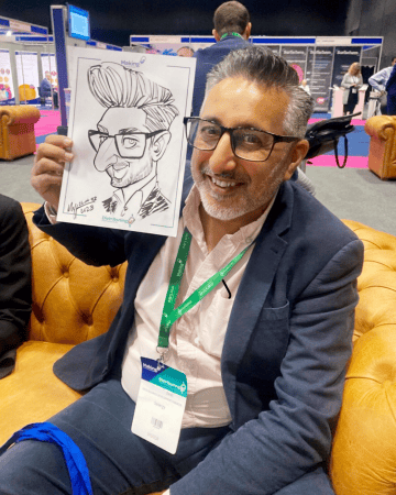 Live pen ink caricatures - Photo 6