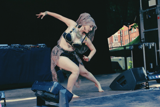 Tribal fusion belly dance