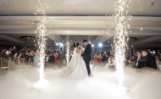 Cold Sparks & Low Fog Hire UK Wide