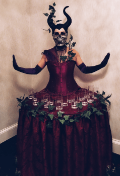 Human Living Drinks Champagne Table