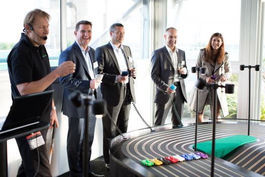 Giant 8-lane Slot Racing