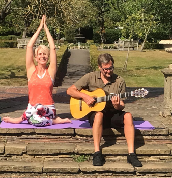 Yoga with live guitarist 