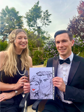 Live pen ink caricatures - Photo 4