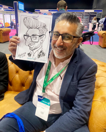 Live pen ink caricatures - Photo 6