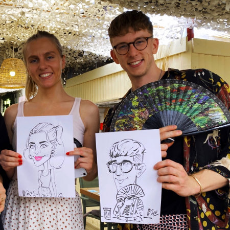 Live pen ink caricatures - Photo 7
