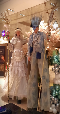 Jack Frost and Candy Frost Christmas Stiltwalkers - Photo 2