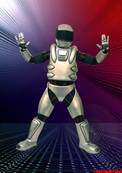 Robot Mime Entertainer